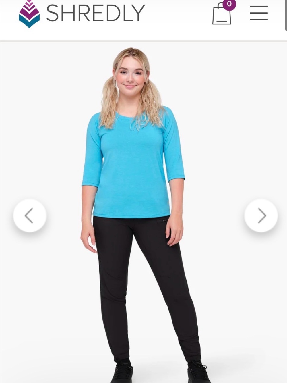 Shredly Limitless - Stretch Waistband High-Rise Pant : Noir